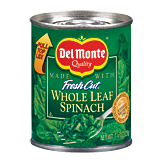 Del Monte&nbsp;Fresh Cut&nbsp;whole leaf spinach Full-Size Picture
